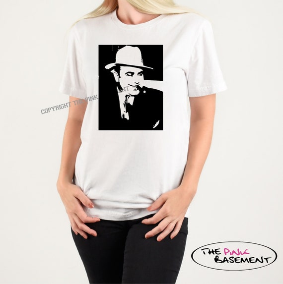 USA HANDMADE Al Capone Italian Mob Mobster Gangster Toddler Kids Tee Unisex Boys Girls Personalized Child Childrens Clothing Clothes T shirt top Tshirt