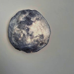 Moon Wall Lamp | Nursery Wall Decor Night Light, New Baby Gift
