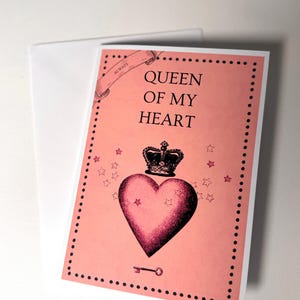 Cartão Rainha do meu Coração | Feliz Aniversário de Casamento Esposa Namorada, Feliz Aniversário, Eu te amo