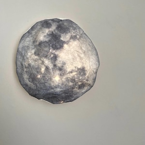 Moon Wall Lamp | Nursery Wall Decor Night Light, New Baby Gift