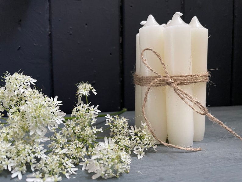 Short Dinner Candle Bundle Table decor, Hostess Gift image 6