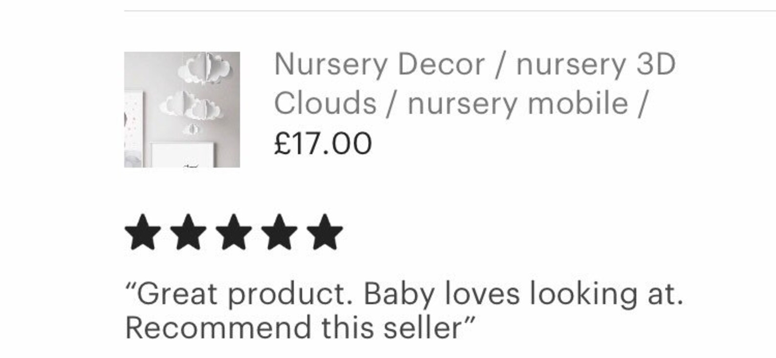 Nursery 3D Clouds Nursery Mobile Gender Neutral Nursery Etsy UK