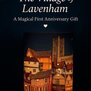 Light Up Houses Luminary | Handmade Paper Candle Lantern Village | Housewarming Gift image 2