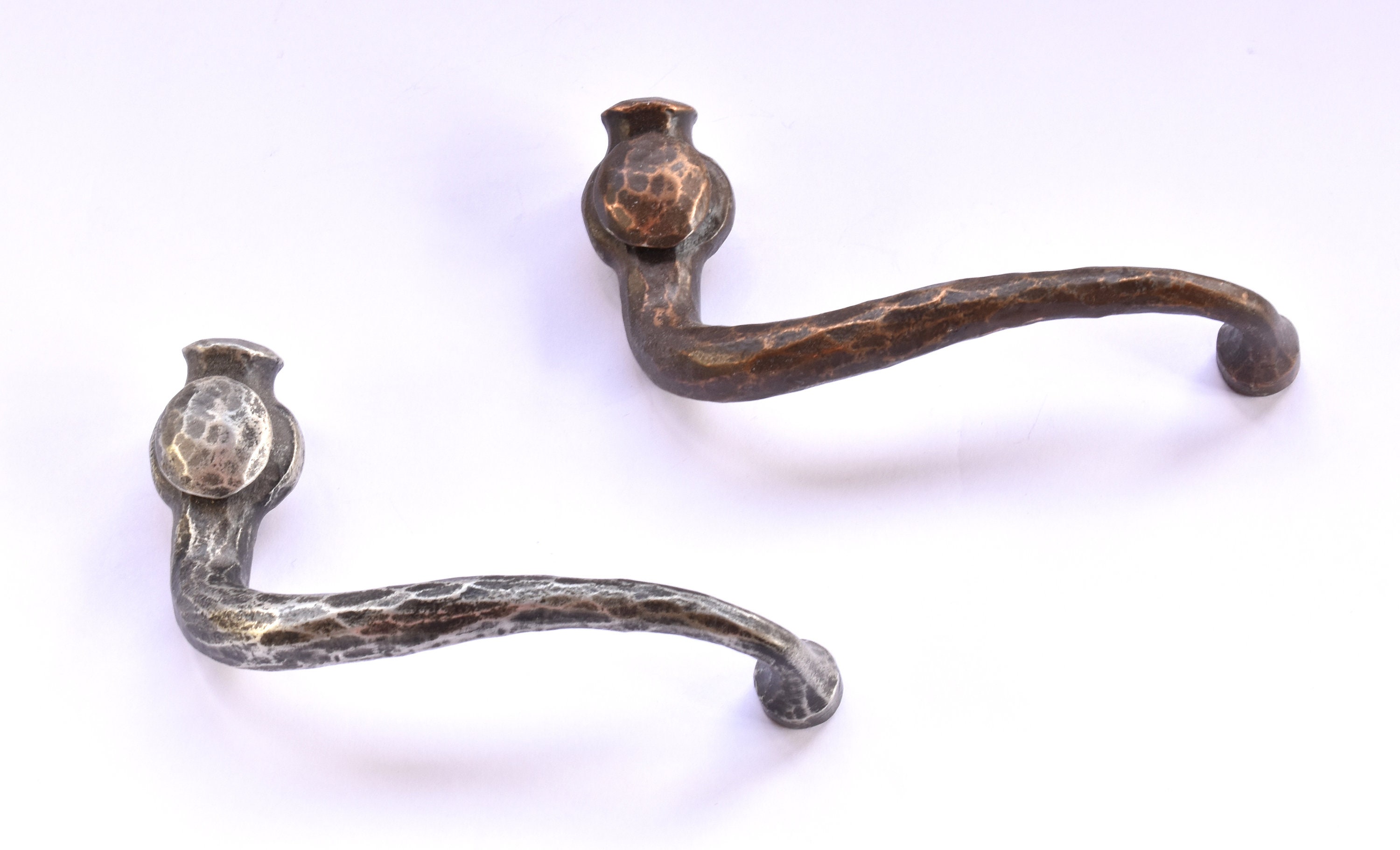 Curved Pulls Modern Farmhouse Rustic Pulls Etsy