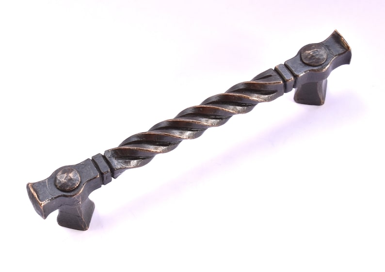 9 Rustic Elegant Twisted Pull or Drawer Handle Etsy