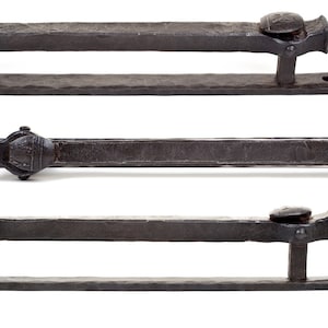 18&quot; Railroad Spike Door Pull, Heavy Duty Door Pull, Barn Door Pull, Appliance Pull