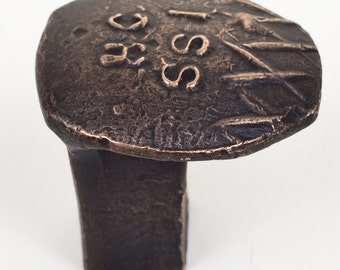 Rustic Railroad Spike Cabinet Knob