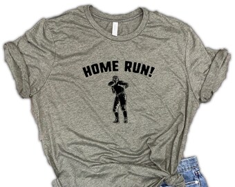 Football mom gift, gameday shirt, tailgate shirt, football outfit, sunday funday football, funny sports shirt, home run football shirt