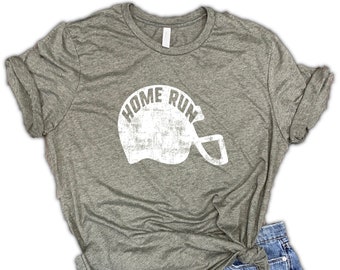 Football mom gift, gameday shirt, tailgate shirt, football outfit, sunday funday football, funny sports shirt, home run football shirt