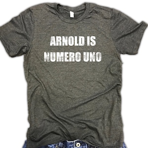 Arnold S Numero Uno T-shrt Arne Schwarzenegger Pumpng Ron Gym - Foto 6