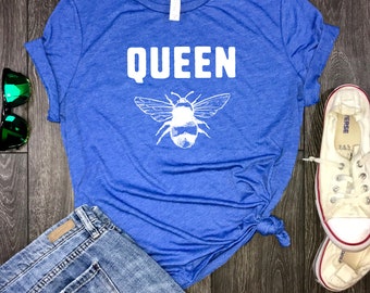 camisa de abeja reina, camisa de la reina, camisa de abeja, camisa de la reina de las mujeres, camisa de abeja reina mujeres, camisa de la mujer divertida, camisa de la mujer divertida, reina