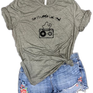 Cassette Tape 80s Shirt, Funny 80s tee, 80s t-shirt men and women, band tee, 80s gift, 80s birthday, vintage 80s, retro 80s, funny t shirts image 2