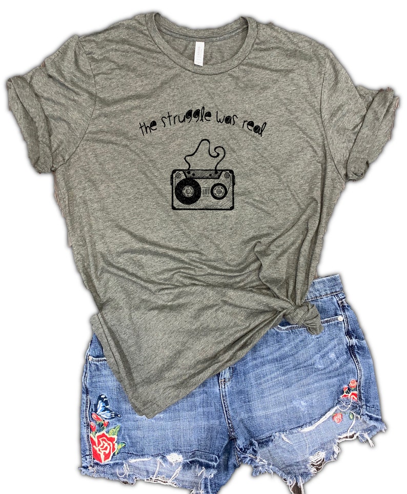 Cassette Tape 80s Shirt, Funny 80s tee, 80s t-shirt men and women, band tee, 80s gift, 80s birthday, vintage 80s, retro 80s, funny t shirts image 2