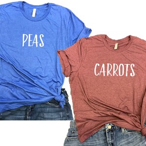 Peas and Carrots Couple shirts, couples gift, shirts for couples, married shirts, couples vacation, couples travel, couples cruise, matching