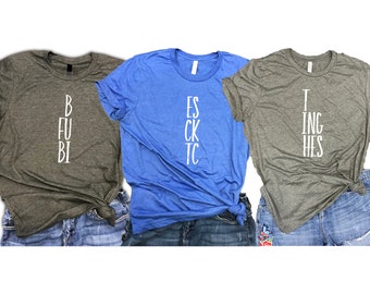 Grupo de 3 camisas, camisas de mejor amiga, camisas de viaje de chicas, mejores putas de puta