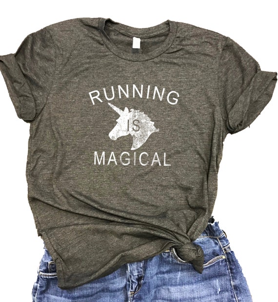 Running is Magical T-Shirt Navy Running is Magical T-Shirt Navy