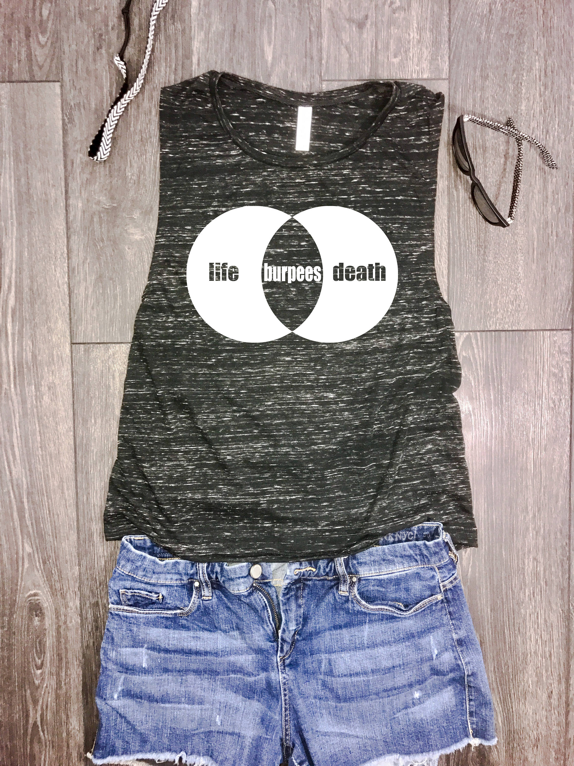 Female workout shirts with sayings