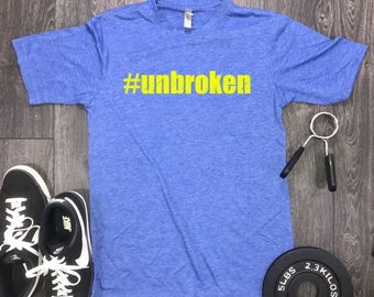 Unbroken mens workout shirt, Unbroken shirt, mens gym shirt, mens workout t shirt, workout shirt mens, best workout shirts, workout clothes