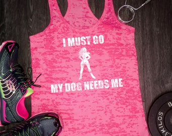 womens funny workout tank, funny gym tank, workout apparel, workout clothing womens, superhero workout tank, I must go my gym needs me
