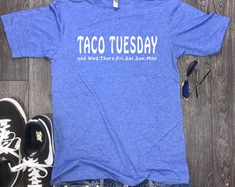 Taco Tuesday Mens T-shirt, mens taco shirt, tacos and tequila, tacos and beer, funny taco shirt, taco shirt funny, taco shirt mens