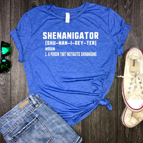 shenanigator women's shirt, day drinkin womens tshirt, shenanigans t shirt, brunch shirt, let the shenanigans being, drinking shirt, brunch