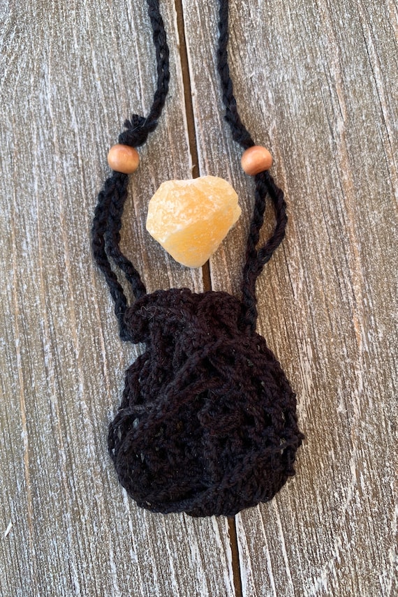 Small Hemp Crystal Pouch Bag Small Hemp Crystal Pouch Bag