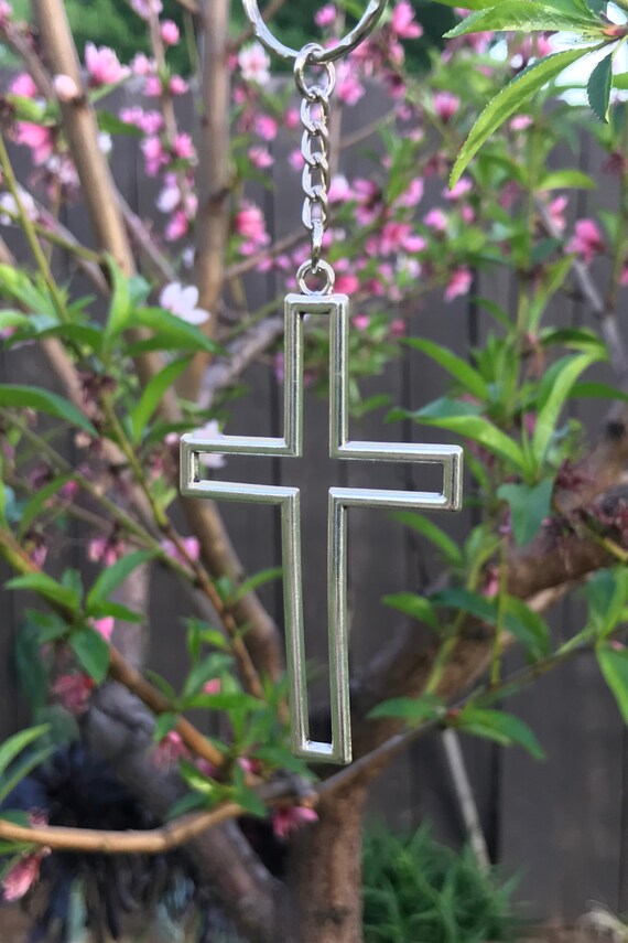 シルバークロスチャーム　キーリング CHROME HEARTS CHクロス カットアウトクロス キーリング