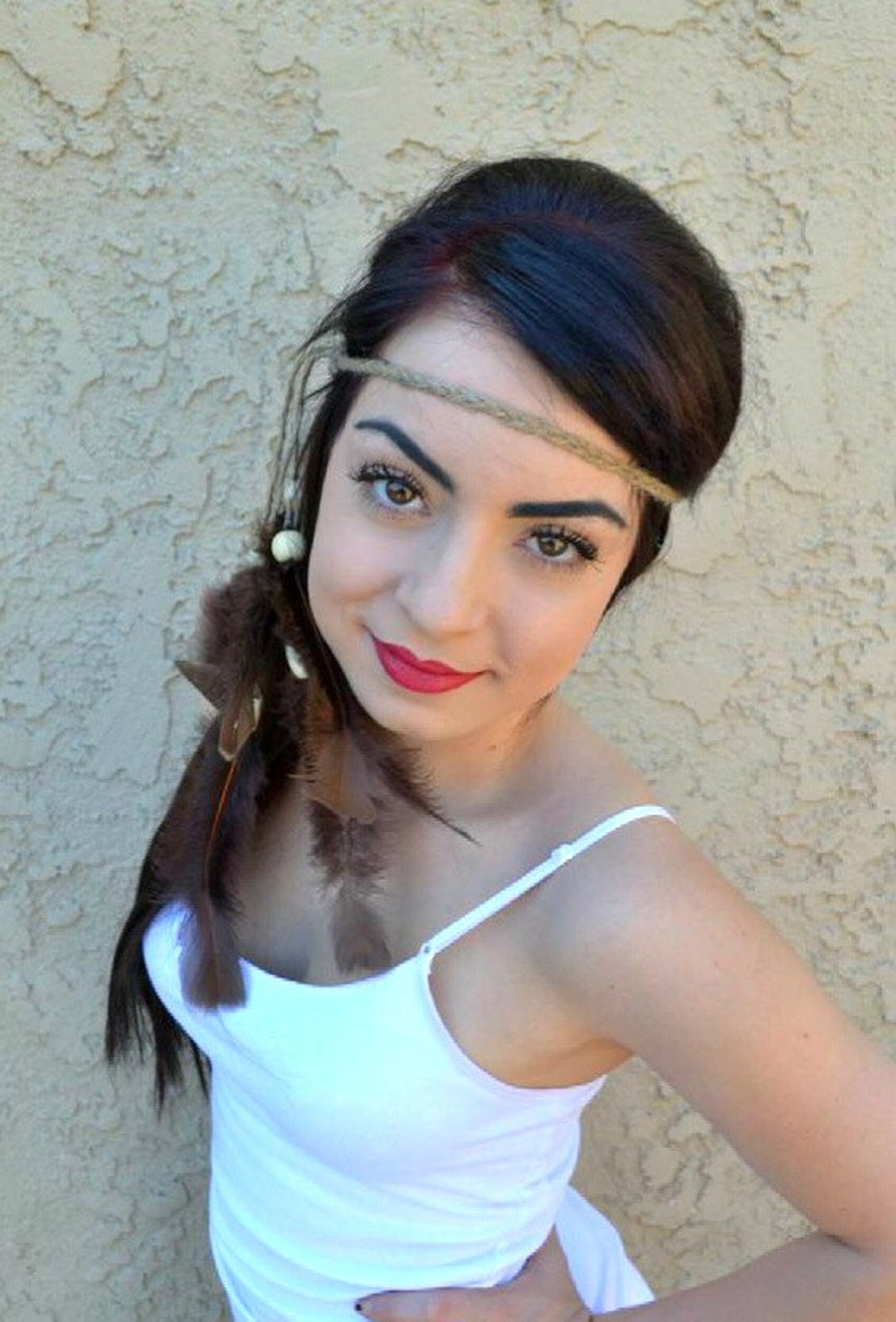 Feather Headband Feather Hairpiece Festival Headband Festival Rave Wear ...