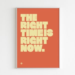 Motivational Wall Art, Typography Art Print, Positive Art Print, Kitchen Wall Art, Quote Poster, Office Art Print, Colourful Wall Art