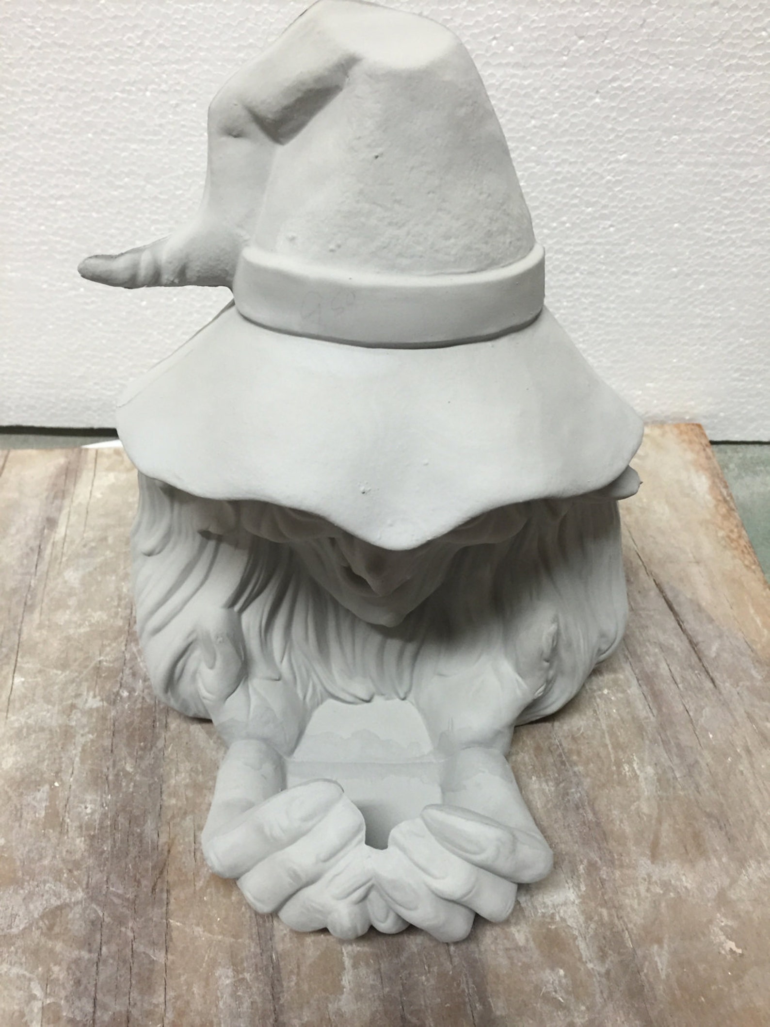 Ceramic Bisque Witch Candle Holder Ready to Paint Etsy