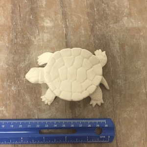 Ceramic Bisque Small Flat Turtle Ready to Paint