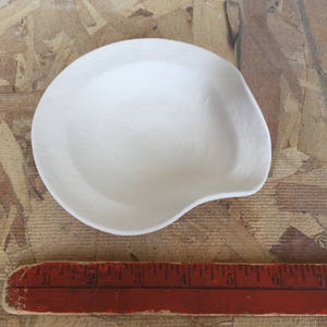 Stoneware Spoon Rest Cone 6 Bisque Ready to Paint