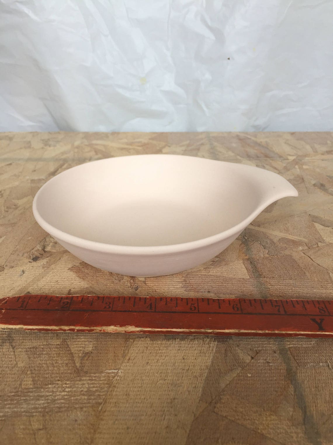 Stoneware Pottery Tuscan Bowl Cone 6 Bisque Ready to Glaze Etsy