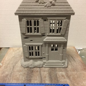 Ceramic Bisque Haunted House Ready to Paint Donna's Molds image 4