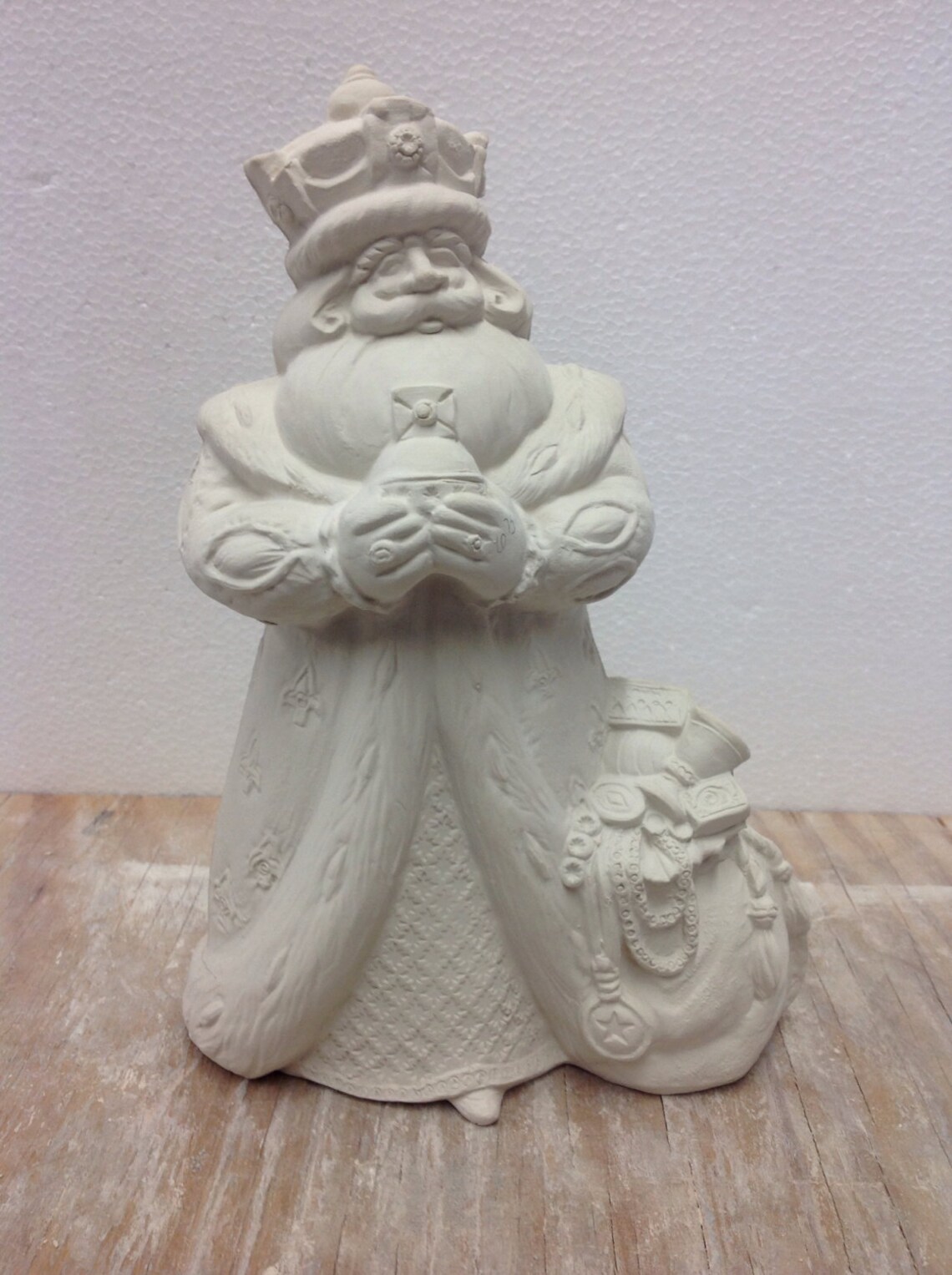 Ceramic Bisque Royal Santa Gare 3032 Ready to Paint Etsy