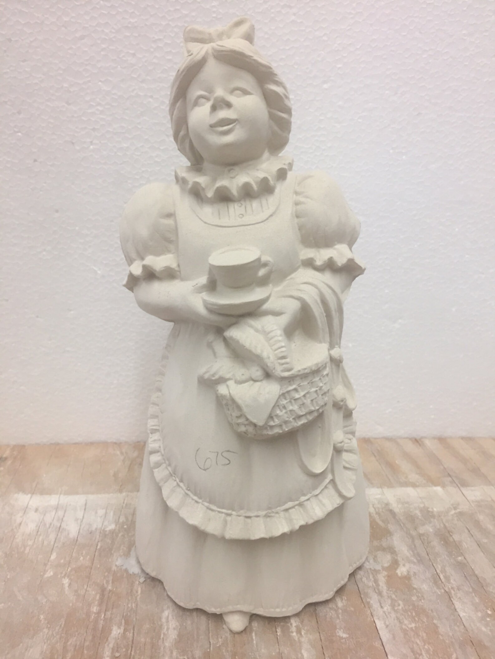 Ceramic Bisque Mrs. Santa Gare 3375 Ready to Paint Etsy