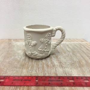 Ceramic Bisque Gingerbread Mug Ready To Paint