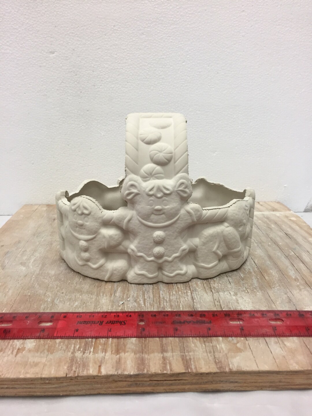 Ceramic Bisque Gingerbread Basket Ready to Paint Etsy