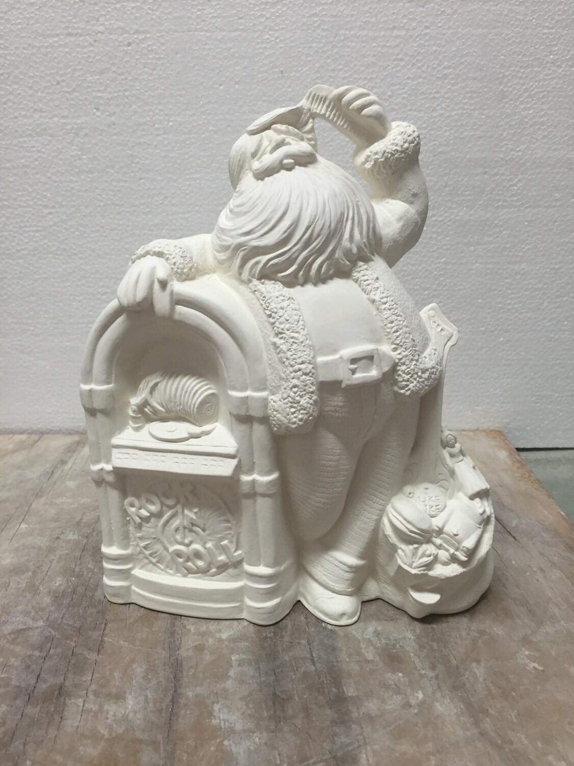 Ceramic Bisque 50s Santa Claus Gare Ready To Paint Etsy