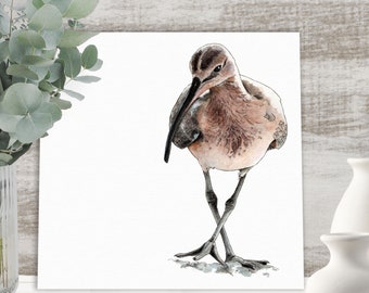 Curlew Bird Art Print: Limited Edition Wading Bird Illustration