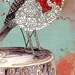 Mini Painting Tiny Art Print Red Robin Bird Art ACEO Print - Etsy UK