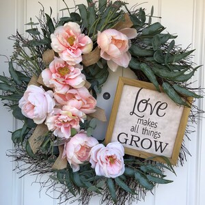Shades of Peach Peony on Angelvine