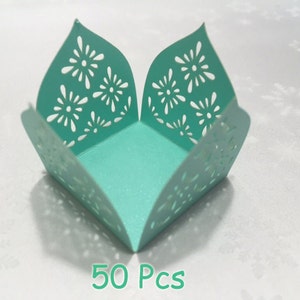 Envoltórios de papel de trufas de fogos de artifício, suporte de papel para doces de casamento, formato de estrela, exibição de chocolate brilhante, mesa de festa, doces luxuosos