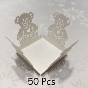 Teddy bear truffle paper wraps birthday shower candy paper holder cake pops shimmer chocolate display party table display luxurious candy
