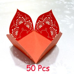 Stencil fancy flower truffle paper wrappers wedding candy paper holder shimmer chocolate display party table display luxurious candy