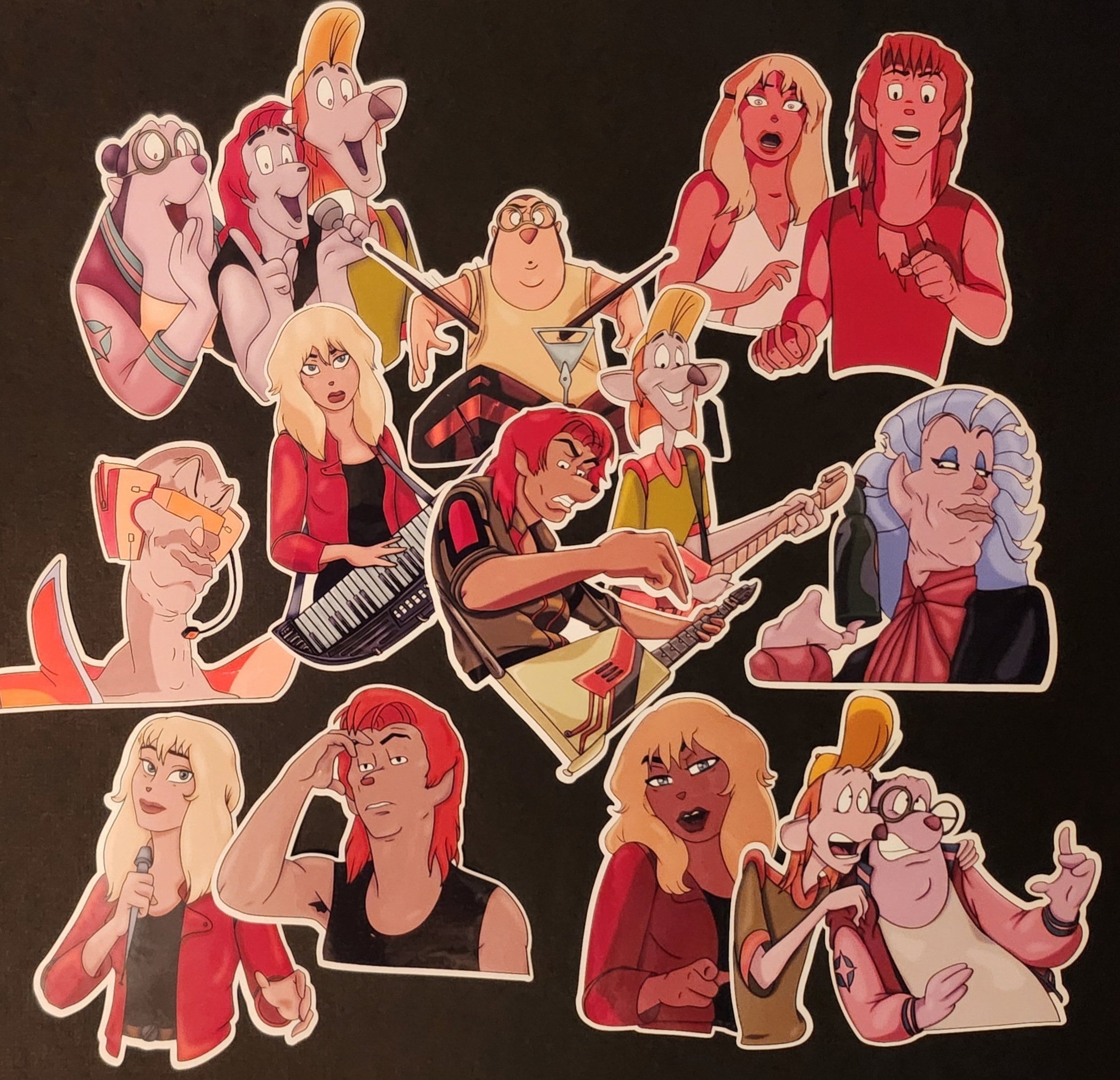 Rock and Rule Stickers