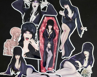 Elvira Sticker Set