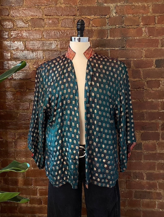 Vintage Neil Bieff Arturo Herrera Silk Kimono