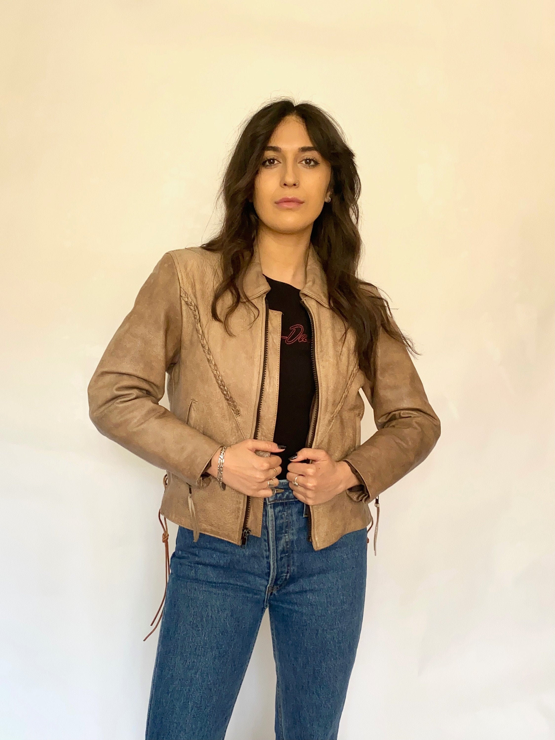 Unik Leather Jacket - Etsy