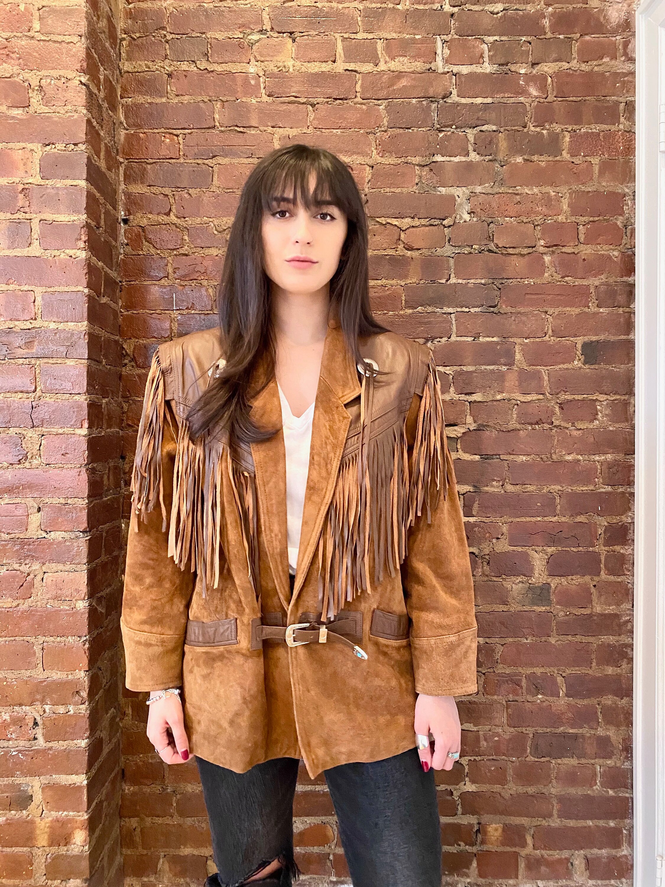 70s fringe jacket